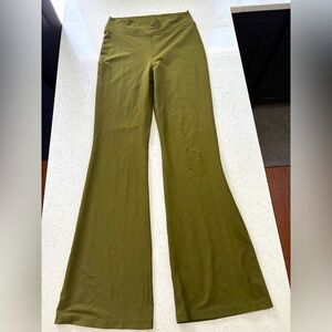 Fabletics Olive Green Flared Pants